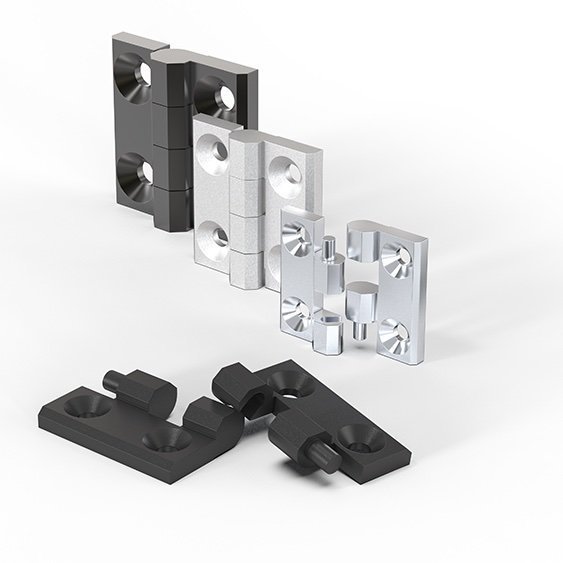 New screw-on hinge with a highlight: no hinge pin necessary